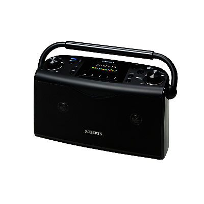 ROBERTS Stream 217 Smart Radio With DAB+/FM/Internet Radio & Spotify Connect, Black